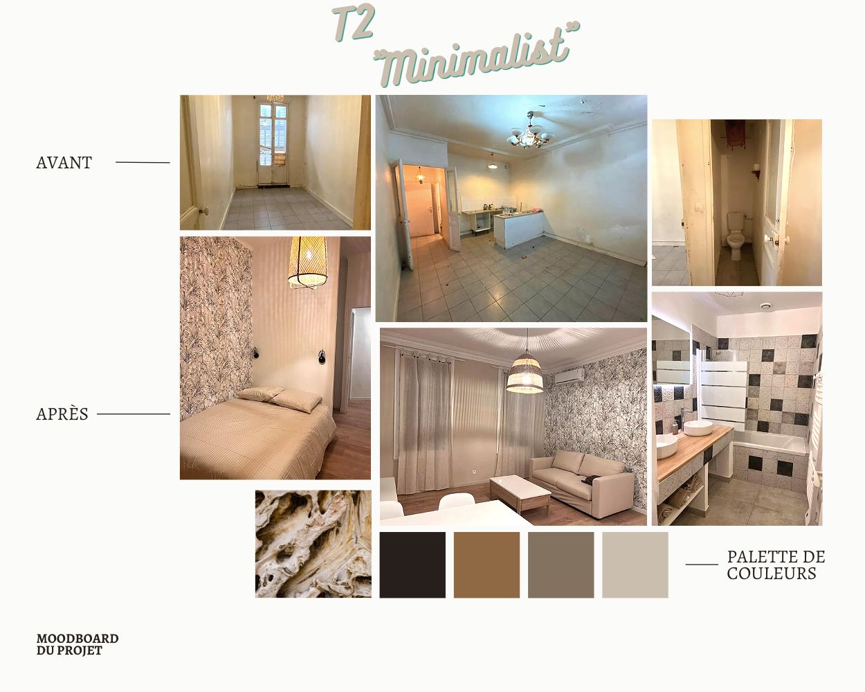 T2 minimaliste projet architecture marseille